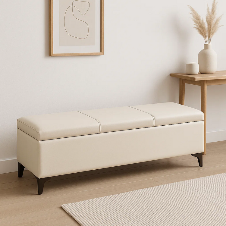 Banqueta Baúl Mundra | Almacenamiento y Diseño