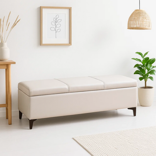 Banqueta Baúl Mundra | Almacenamiento y Diseño