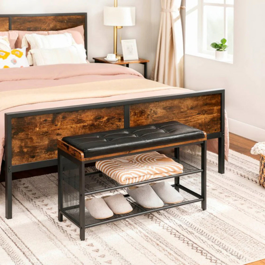 Banqueta Zapatero Waco | Eco Cuero