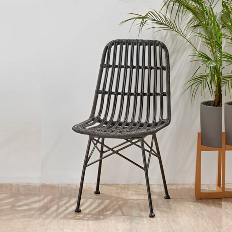 Pack 4 Sillas Grecia | Diseño en Rattan color Negro