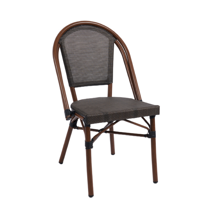Silla Parisina Lyon Café | Elegancia y Resistencia al Aire Libre