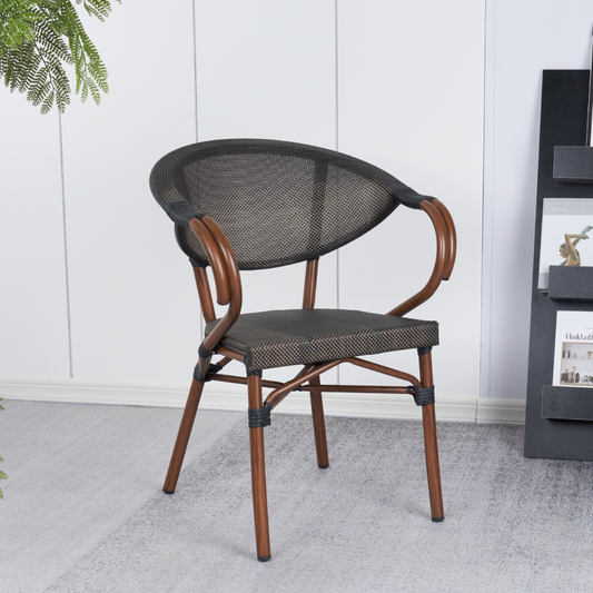 Silla Parisina Lyon Café | Reposabrazos | Resistencia al Aire Libre