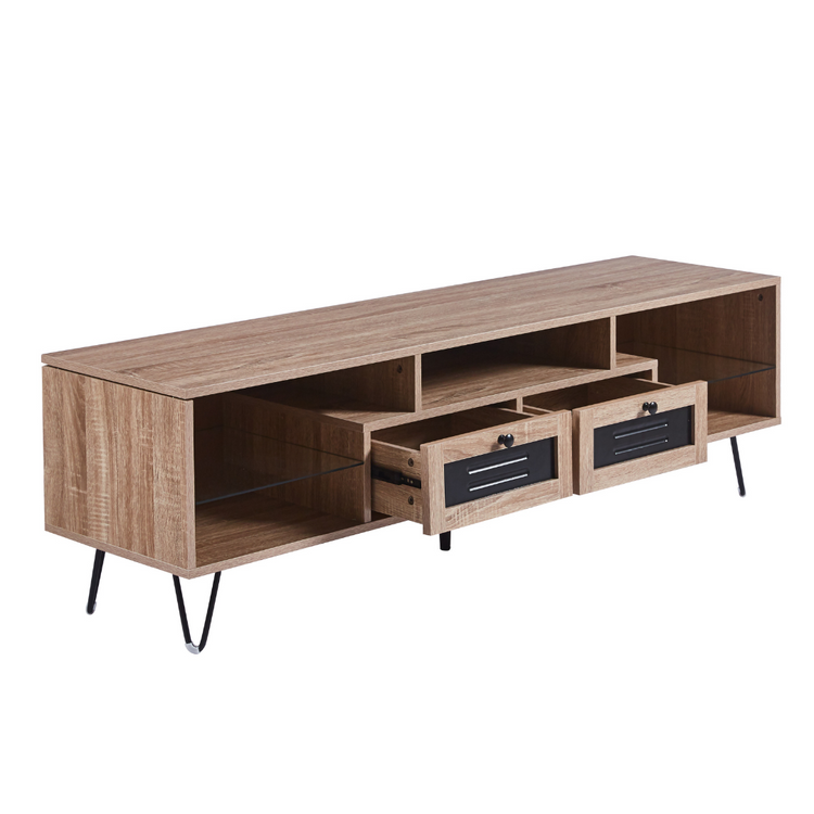 Rack Marcella | Mueble TV Madera Maciza | Diseño Moderno