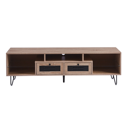Rack Marcella | Mueble TV Madera Maciza | Diseño Moderno