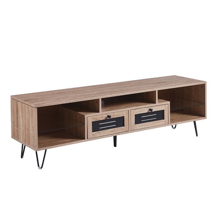 Rack Marcella | Mueble TV Madera Maciza | Diseño Moderno