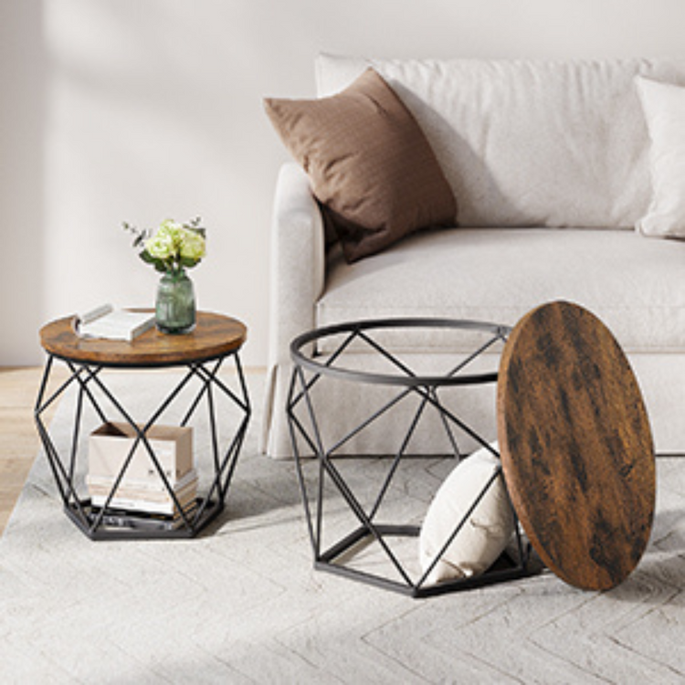 Set 2 mesas Nogales - Pandalino