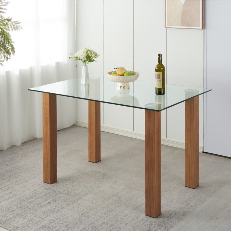 Mesa Rectangular Alba 120x80 | Vidrio Templado