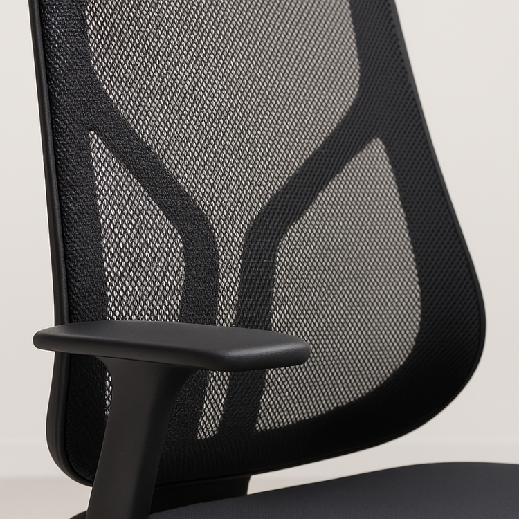 Silla Oficina Nova Negra | Apoyabrazos