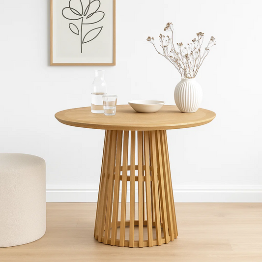 Mesa Redonda Konna D100 cm | Madera Natural