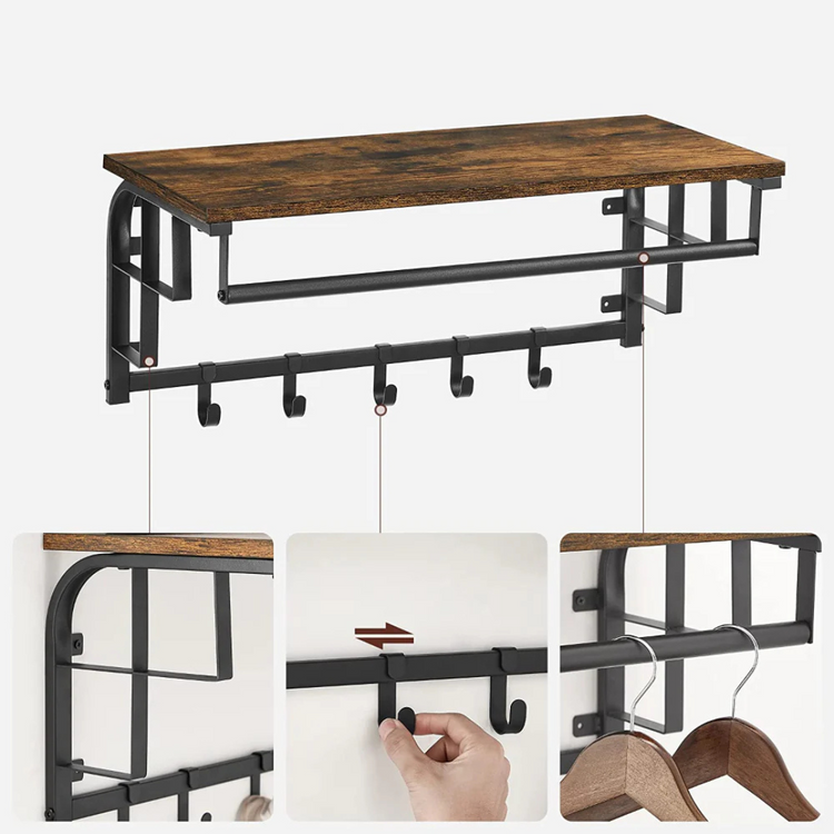 Perchero de Pared Ágora | Estilo Industrial