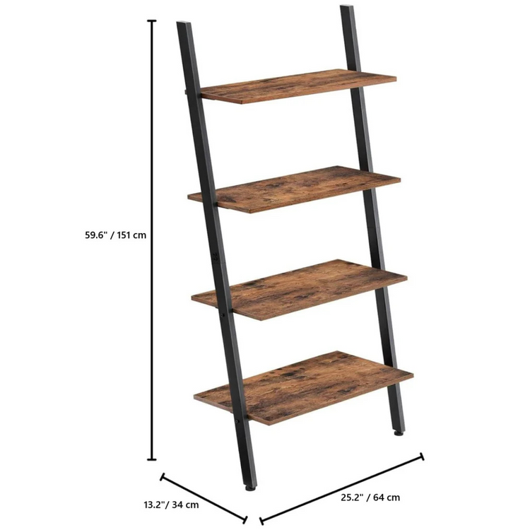 Estante Escalera Sander | 4 Niveles Estilo Industrial