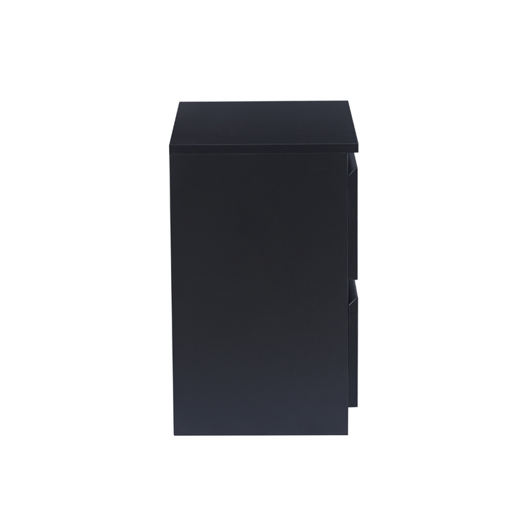 Velador Damián: Minimalista, 2 cajones, diseño moderno