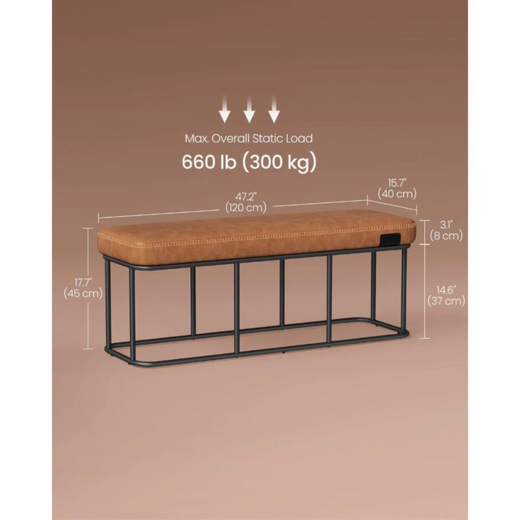 Banqueta Montgomery | Ecocuero Café