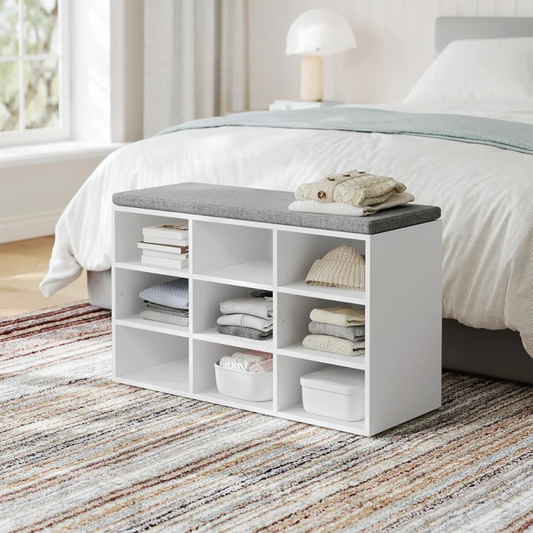 Banqueta Zapatero Blanco Topeka