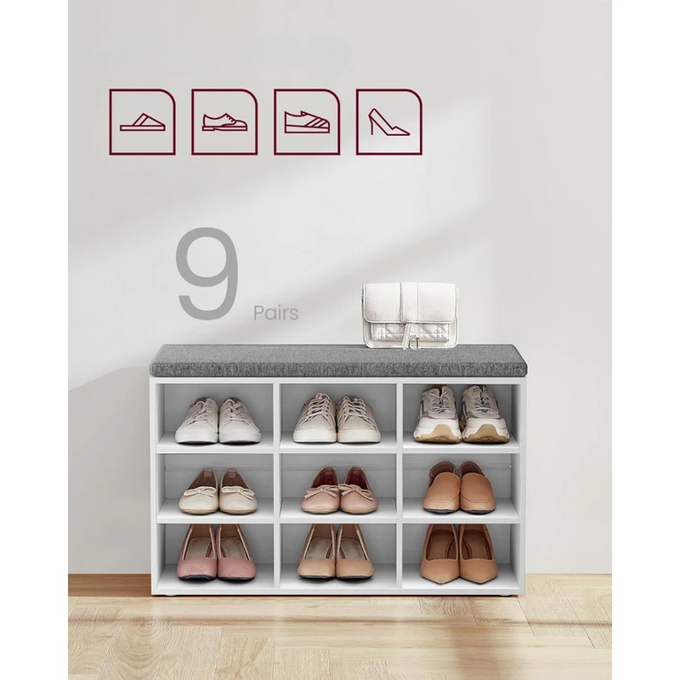 Banqueta Zapatero Blanco Topeka