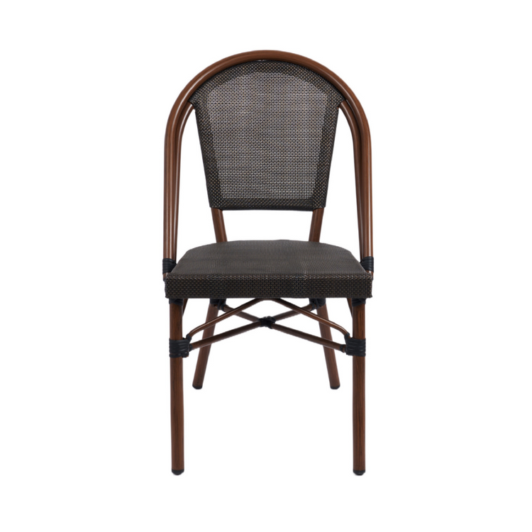 Silla Parisina Lyon Café | Elegancia y Resistencia al Aire Libre