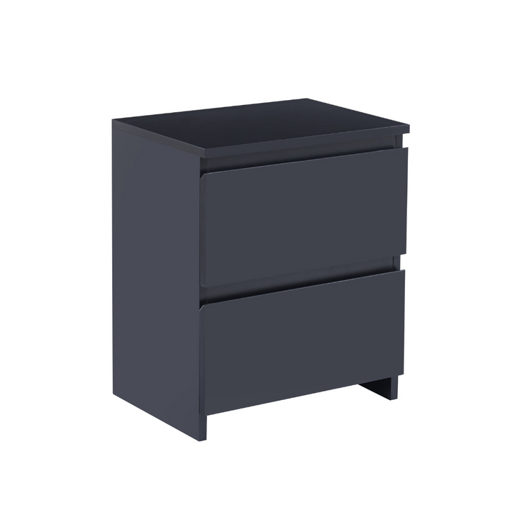 Velador Damián: Minimalista, 2 cajones, diseño moderno