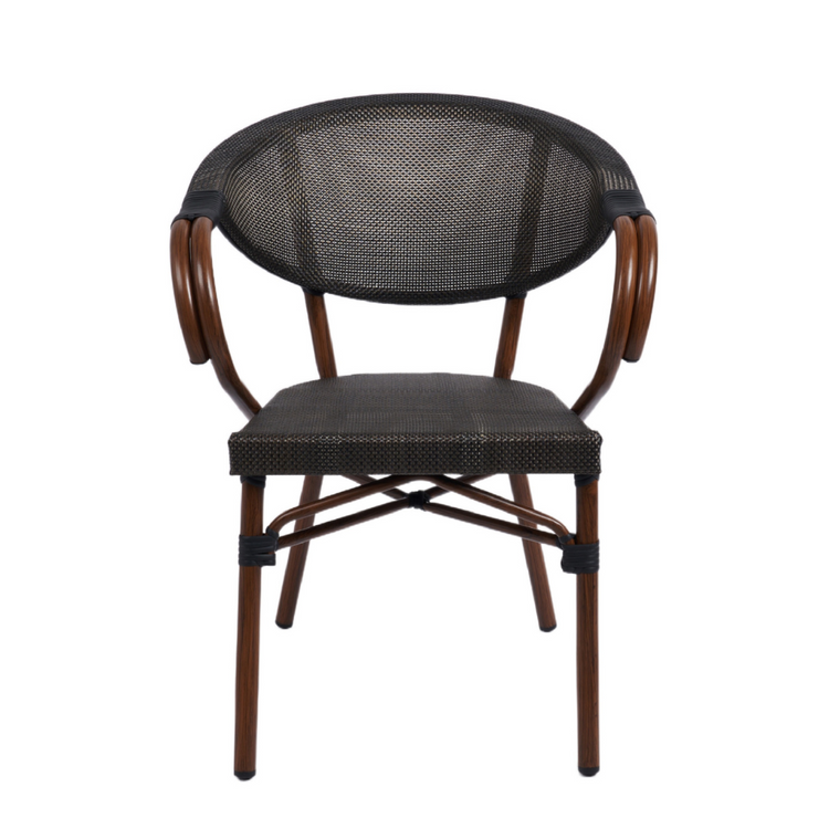 Silla Parisina Lyon Café | Reposabrazos | Resistencia al Aire Libre