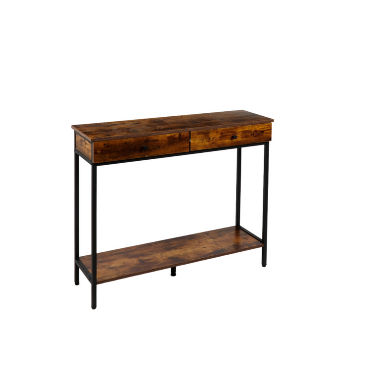 Arrimo Betania 2 Cajones | Madera Natural | Diseño Compacto