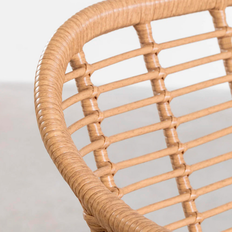 Pack 4 Butacas Grecia | Diseño en Rattan color Natural