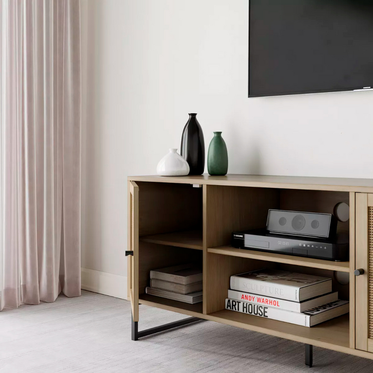 Rack o Buffet Simona | Elegancia Rústica y Almacenamiento Inteligente