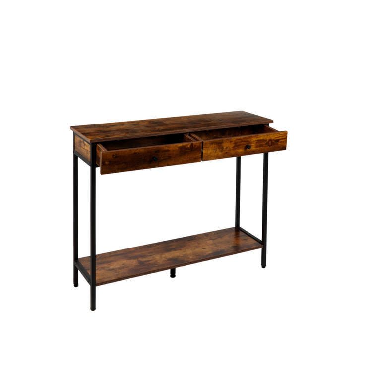 Arrimo Betania 2 Cajones | Madera Natural | Diseño Compacto