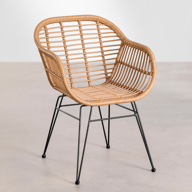 Pack 4 Butacas Grecia | Diseño en Rattan color Natural