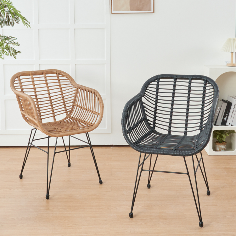 Pack 4 Butacas Grecia | Diseño en Rattan color Natural