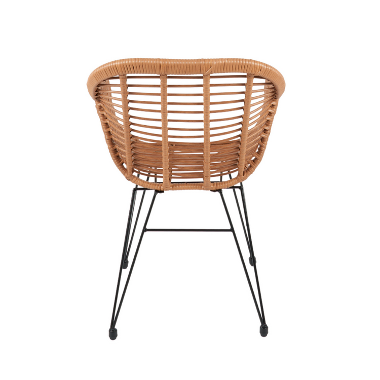 Pack 4 Butacas Grecia | Diseño en Rattan color Natural