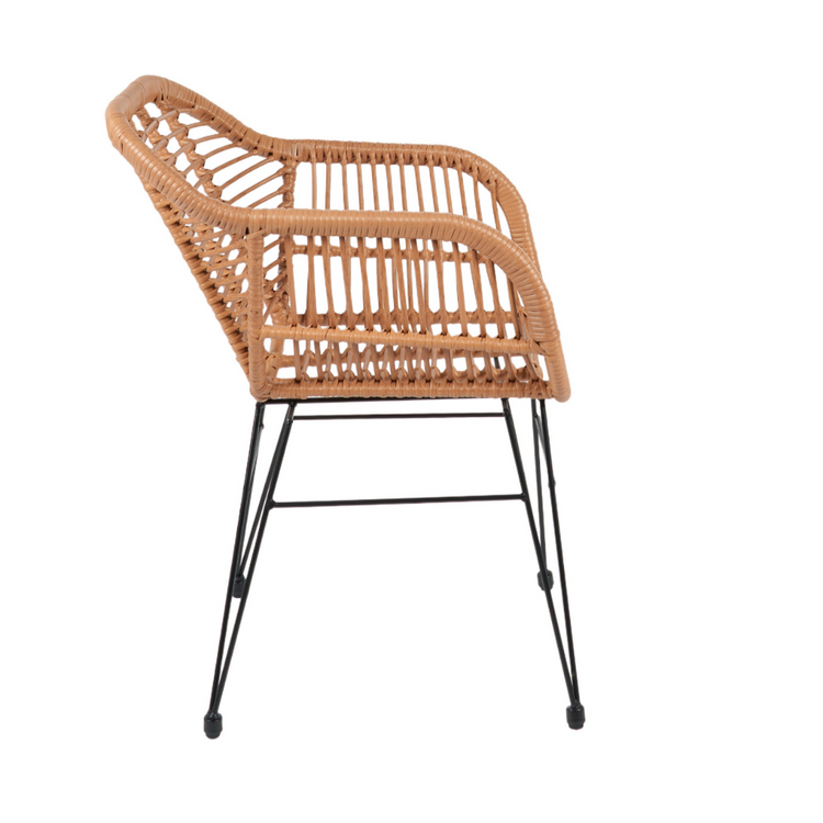 Pack 4 Butacas Grecia | Diseño en Rattan color Natural