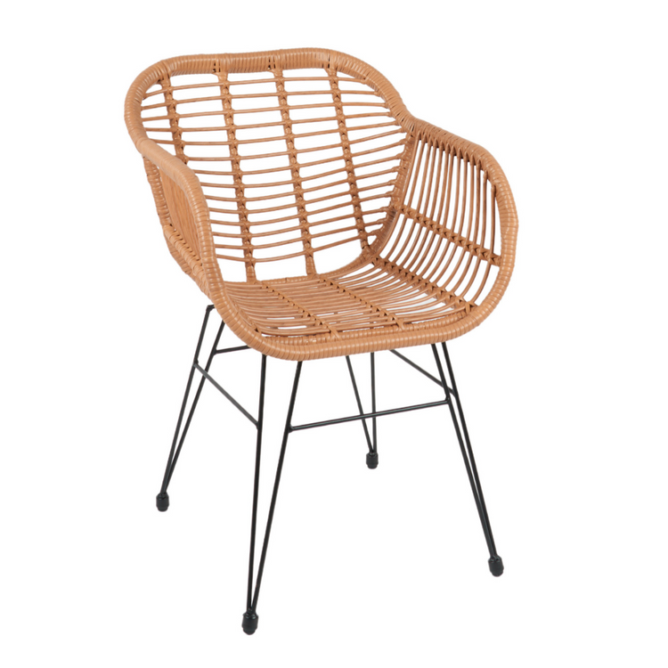 Pack 4 Butacas Grecia | Diseño en Rattan color Natural