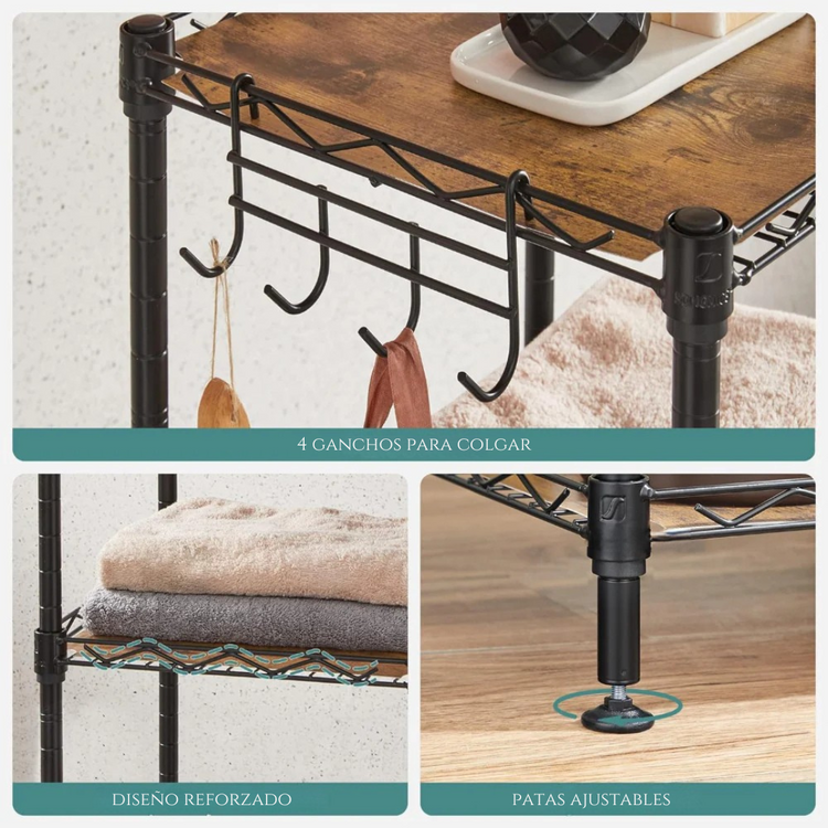 Estante Organizador Vicky | Ajustable 5 Niveles