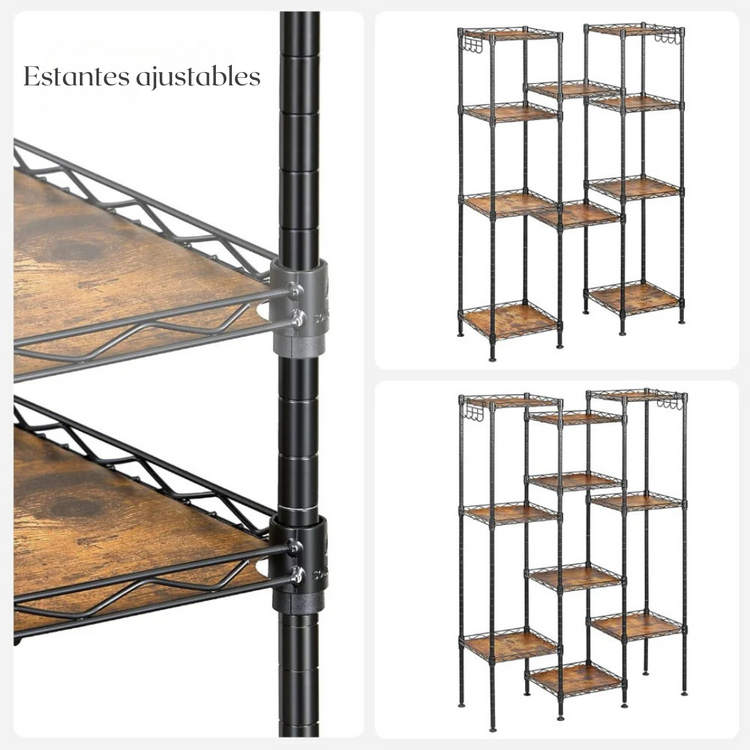 Estante Organizador Vicky | Ajustable 5 Niveles