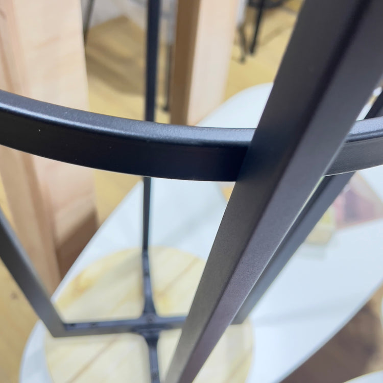 Taburete Ross Negro 75cm | Estilo Industrial