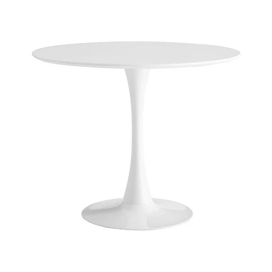 Comedor Mesa Tulip 100cm Blanca + 4 Sillas Tulip Blancas