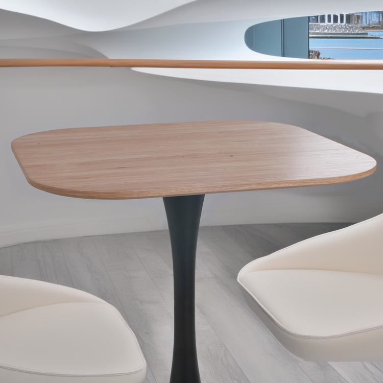 Mesa Tulip Cuadrada Madera | Moderna y Elegante