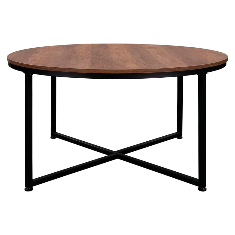 Mesa de Centro Redonda Naomi: Estilo Clásico para tu Living