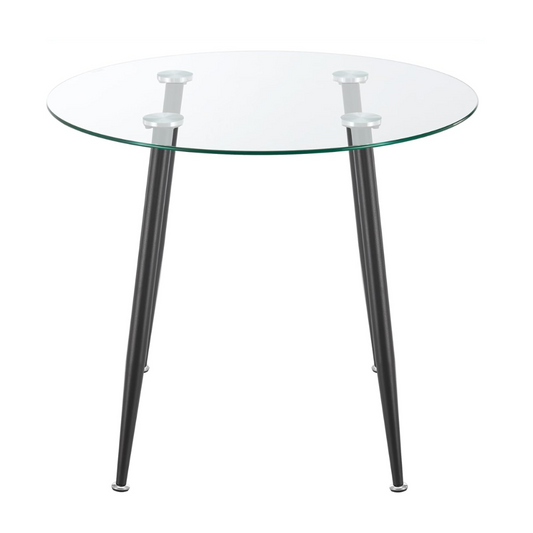 Mesa Redonda Nórdica Lagos | Vidrio Templado | Único y Sofisticado