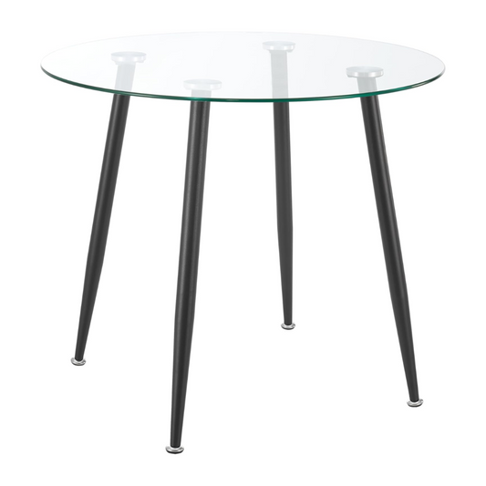 Mesa Redonda Nórdica Lagos | Vidrio Templado | Único y Sofisticado