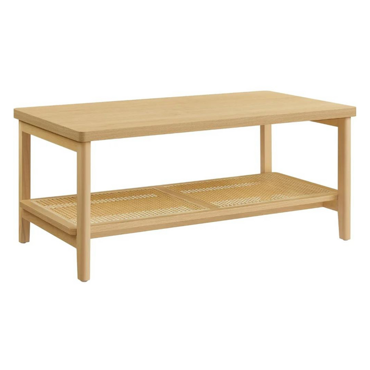 Mesa Central Leonora | Rattan y Madera