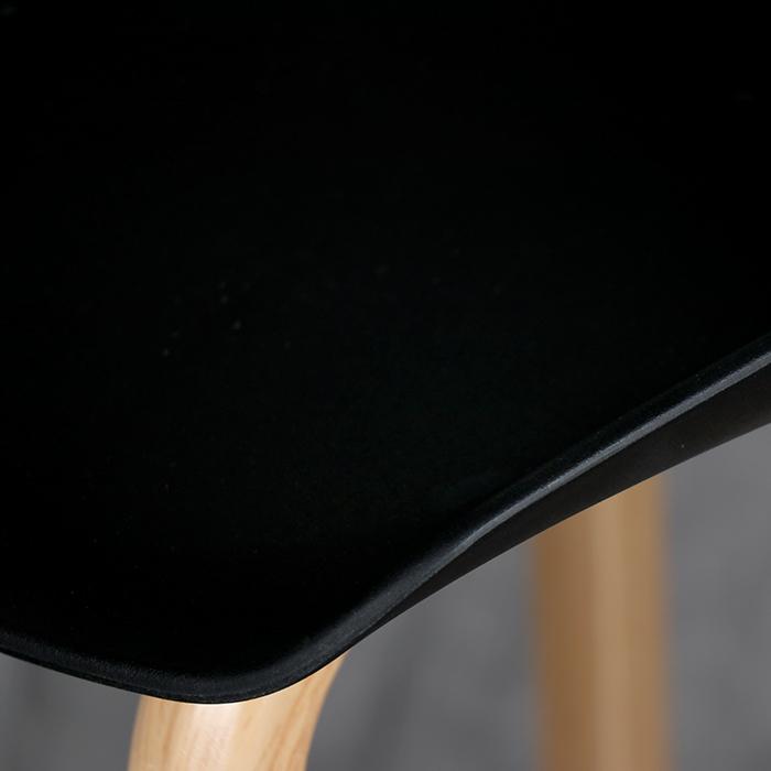 Pack 2 Taburetes Bar Nórdico Viggo 75 cm | Exterior Negro