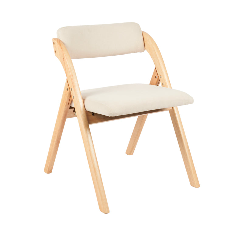 Silla plegable Palmira beige | Cómoda y Práctica para tu Hogar
