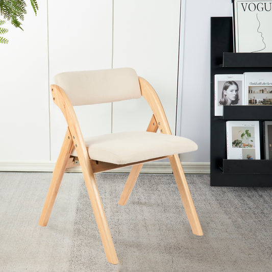 Silla plegable Palmira beige | Cómoda y Práctica para tu Hogar