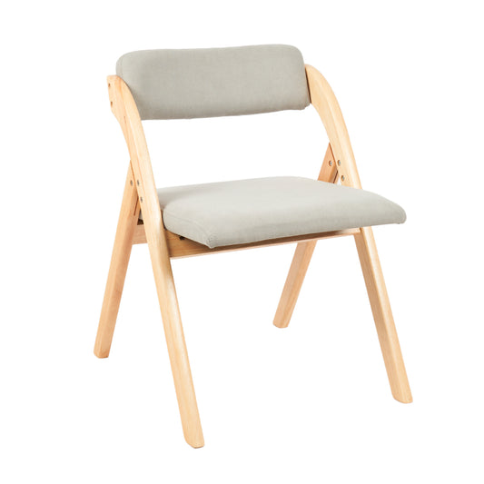 Silla Plegable Palmira Gris | Cómoda y Elegante