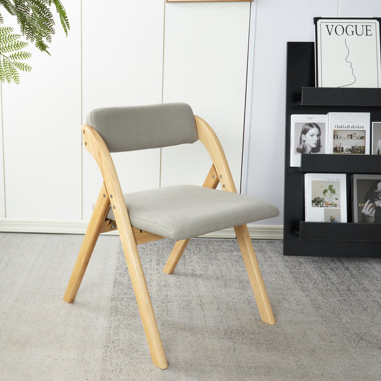 Silla Plegable Palmira Gris | Cómoda y Elegante