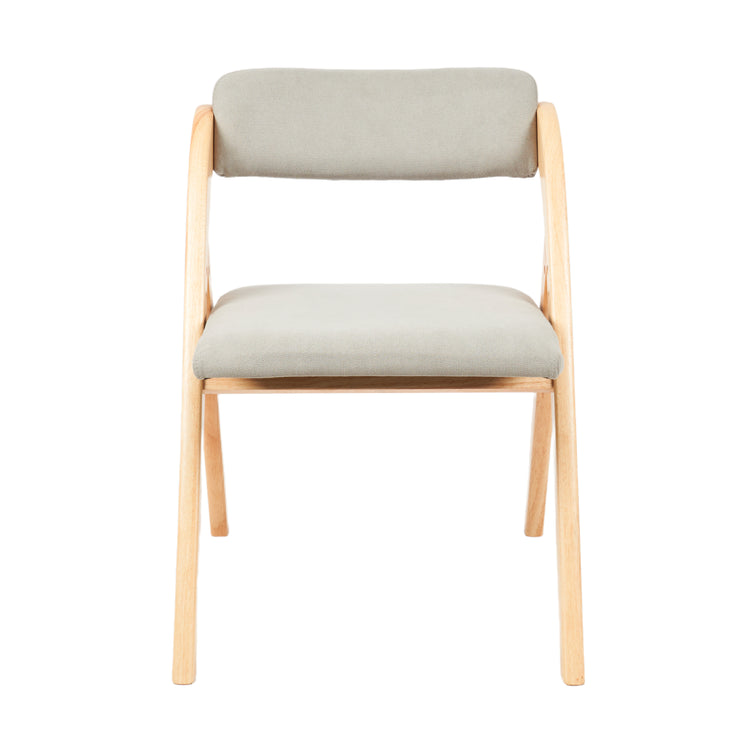 Silla Plegable Palmira Gris | Cómoda y Elegante