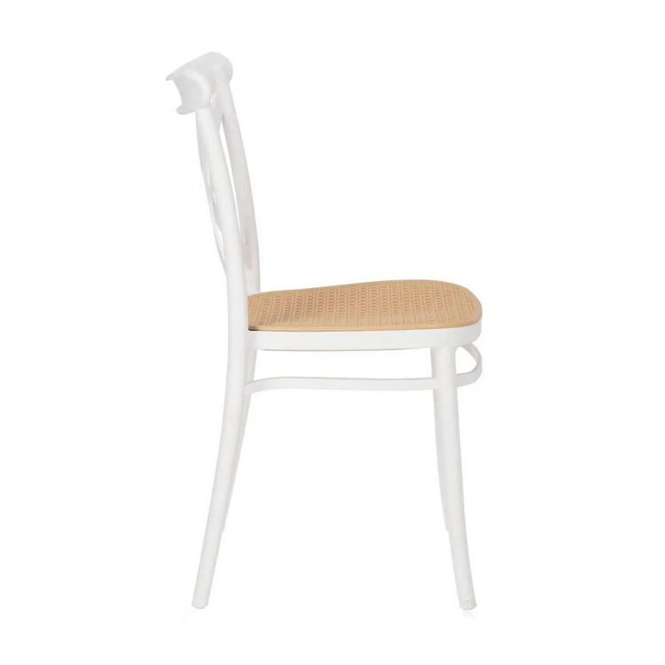 Silla Exterior Valentino | Cómoda, Apilable y Resistente