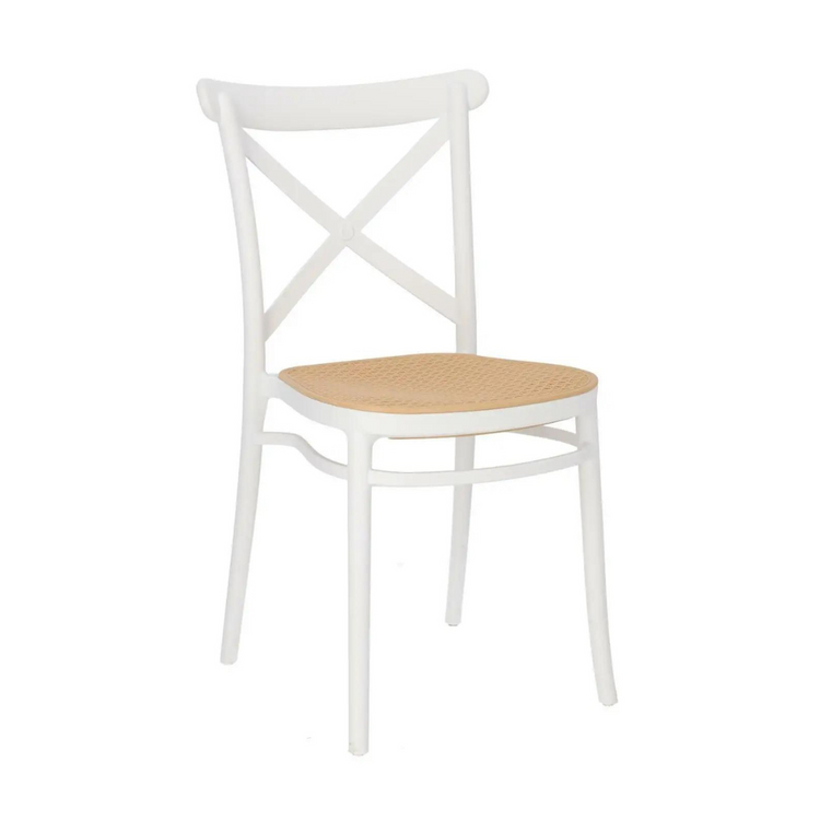 Silla Exterior Valentino | Cómoda, Apilable y Resistente