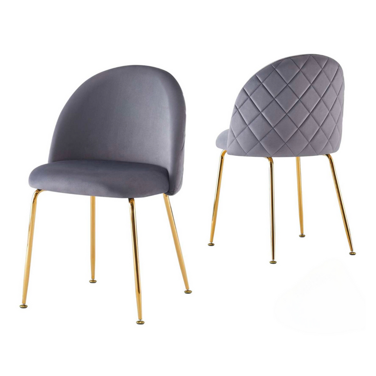 Silla Adela | Elegante y Cómoda | Diseño Clásico Dorado