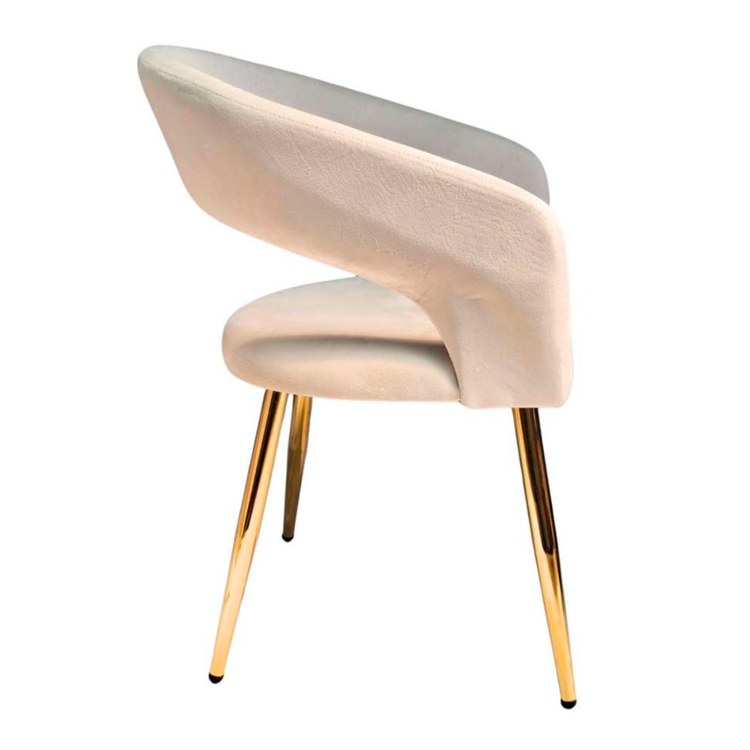 Sitial Sillón Siena Beige | Comodidad y Resistencia en Terciopelo